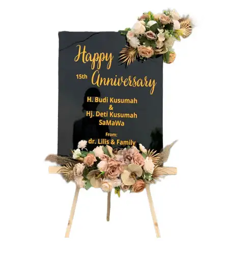 Papan Bunga Akrilik Banjar Serasan