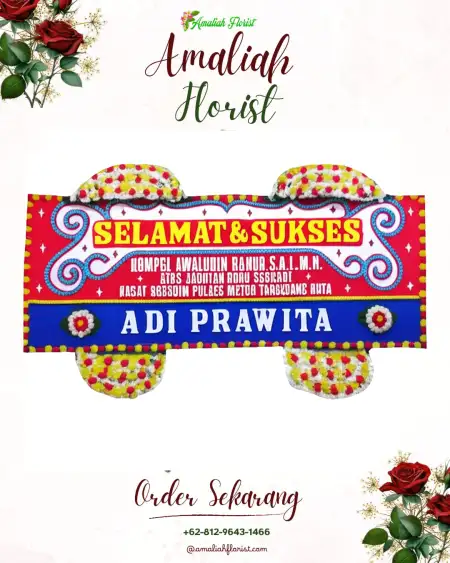 Papan Bunga Ucapan Selamat Banjar Serasan